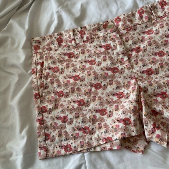 Ann Taylor Loft Floral Print Women's Shorts Size 14 - Picture 3 of 8
